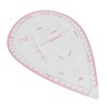 5pcs 6403 Curve Ruler Set Multifunctional Plastic Curve Pattern Ruler