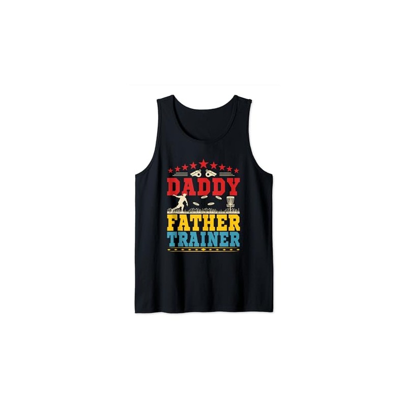 Daddy Father Trainer Costume Disc Golf Sport Trainer Lover Tank