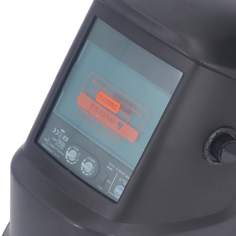 Welding Helmet 100x67mm Large View Screen 4 Sensors Externally Adjustable