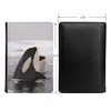 TROFUNG PU Leather Passport Holder Travel Wallet RFID Blocking Card