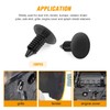 GOOACC Nylon Bumper Fastener Rivet Clips Fender& Bumper Shield Retainer