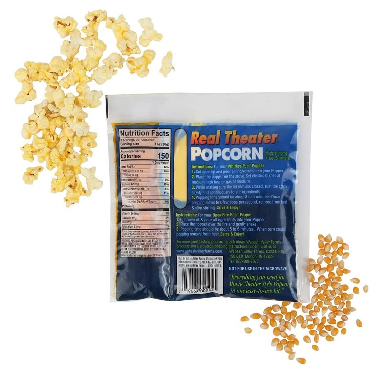 Wabash Valley Farms All Inclusive Popping Kits: Popcorn Kernels for