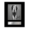 Britney Spears Signed Mounted Photo Display