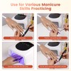 Wilfniee Practice Hand for Acrylic Nails: Nail Tips Won't Fall