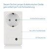 UNITEC radio remote switch set, radio-controlled sockets, 3 sockets +