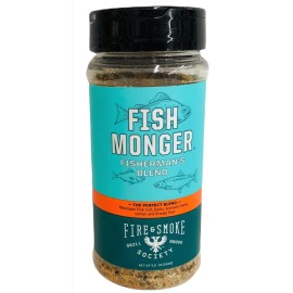 Fire & Smoke Society Fish Monger Fishermans Blend Rub 9.5 oz