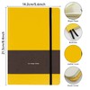 TUNJILOOL Notebook A5, 192 Pages Notebooks Hardcover, Premium 80gsm Ink-proof