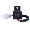 Kardne LED Indicator Relay, 12 V Motorcycle 2-Pin Indicator Relay,