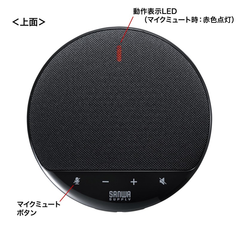 Sanwa Supply MM-WLMSP1 Wireless Conference Speakerphone