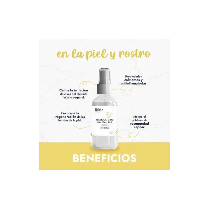 Hidrolato De Manzanilla Calmante, Descongestivo 120 Ml Todo Tipo De