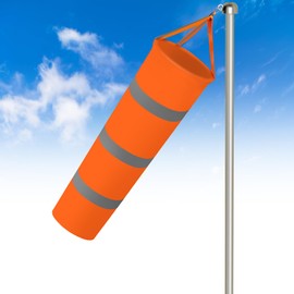Wind Measurement Bag, Reflection Belt, Streamer, Wind Measurement Bag, Wind Direction, Wind Speed, Weather Observation, Anemometer, 31.5 inches (80 cm), Suitable for Outdoor Work Sites, Fisheries,