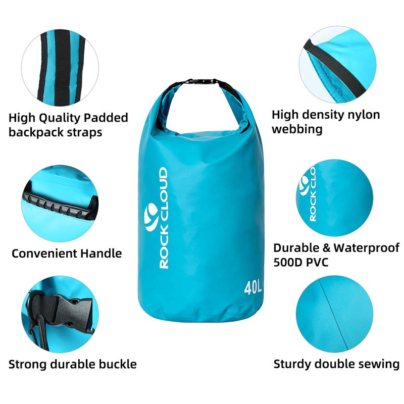 ROCK CLOUD Dry Bag Waterproof 5L Dry Sack for Kayaking