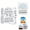 Christmas Snowball Set Metal Cutting Dies Metal Paper Card Cutting