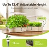 SUNCOZE Hydroponics Growing System Kit 12 Pods, Indoor herb Garden