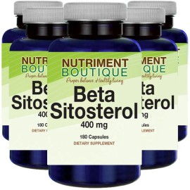 Vitamins because your worth it Beta Sitosterol 400mg 5X180 Capsules by Vitamins Because