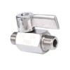 Hopbucan 316 Stainless Ball Valve - 1/4 Inch NPT Thread