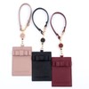 (Mianjian & ZIRUN) Pass Case with Reel, Vertical, Stretchable Type,