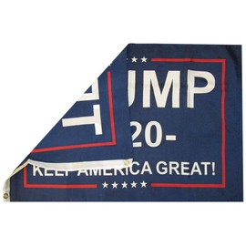 Trade Winds 2x3 Trump 2020 Keep America Great! Blue 100D Woven Poly Nylon Flag 2'x3' Banner