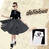 Leadtex Sock Hop Outfits Women, 1950s Poodle Skirts, Poodle T-Shirt