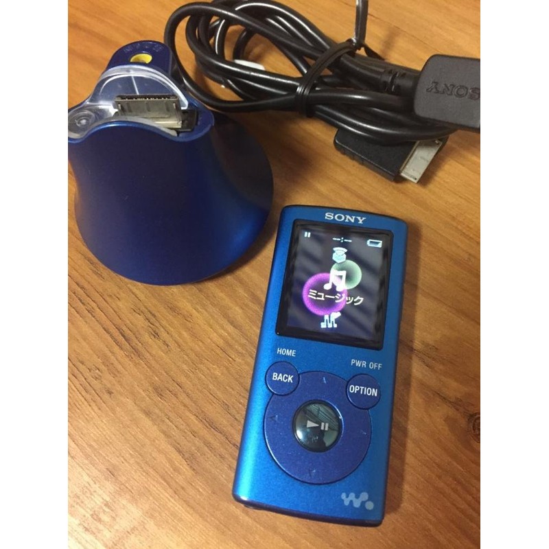 SONY ウォークマン Eシリーズ [メモリータイプ] スピーカー付 2GB ブルー NW-E052K/L