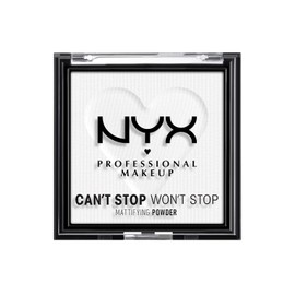 NYX Professional Makeup, Can´t Stop Won´t Stop, Polvo matificante, Tono Brt Translucent