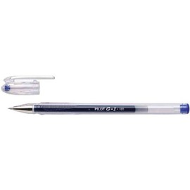Pilot Pack of 3 Blue G1 BL-G1-5T-L Gel Pens - 0.5-mm Wide Tip and 0.3 mm Line Width
