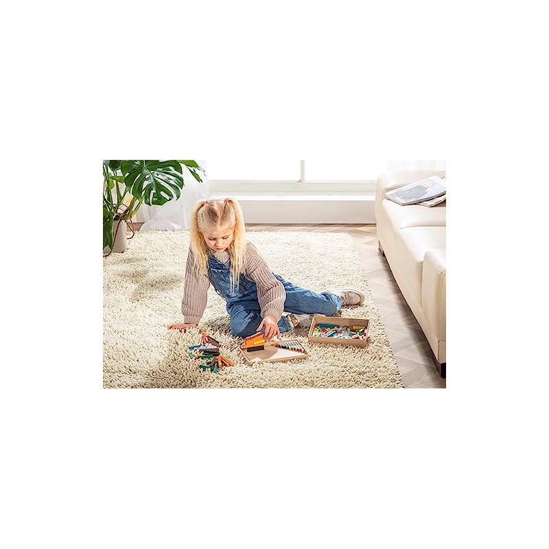 WISSNER® aktiv lernen - 126 Farbige Rechenstäbe Cuisenaire - RE-Wood