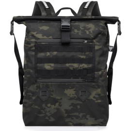 Xtreme Sight Line ~ AQUA RT ~ Large Water-Proof Faraday Backpack for Laptops, Tablets, and Mid-Size Electronics ~ Tracking/Hacking Defense ~ Midnight MultiCam