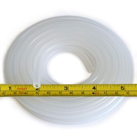 Pure Silicone Tubing - 1/8" ID x 1/4" OD - High Temp Kink-free Hose Tube 500F (20 Feet)