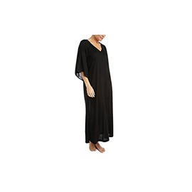 N Natori Women's Congo Caftan, Black, Medium