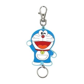 Perfect World Tokyo ID Card Case Doraemon Rubber Keychain ** Free, **