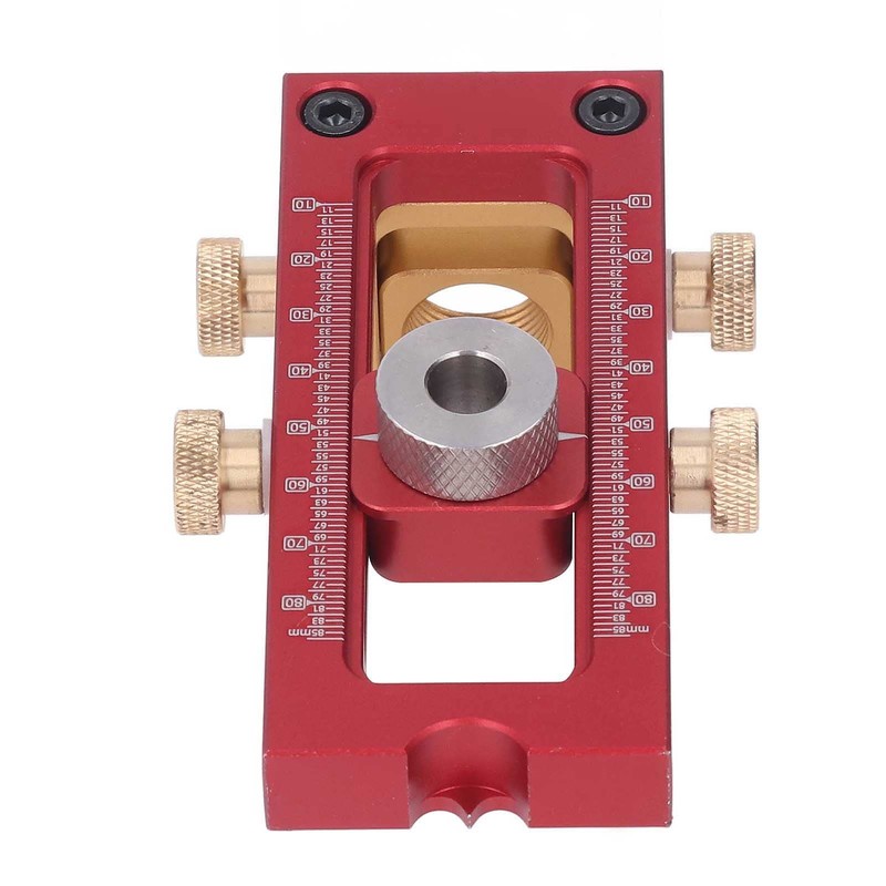 Drill Hole Guide Jig, 6Pcs Cross Flat Hole Puncher Drilling