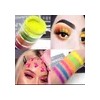Sombras Para Ojos Maquillaje Pigmentos Uñas Neon 12 Torres