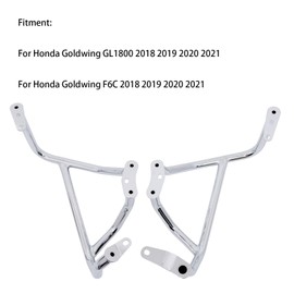 Engine Guard Crash Bars Compatible with Honda Gold Wing 1800 GL1800 F6C Goldwing 1800 2018 2019 2020 2021 2022 Highway Bars Protector (Chrome)