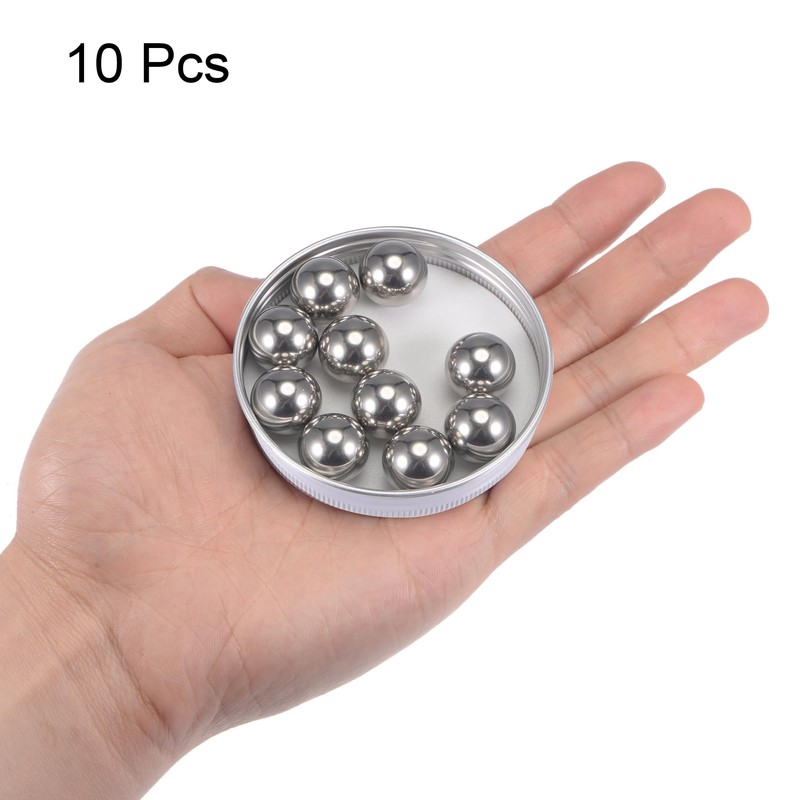 sourcing map 10pcs 16mm 201 Stainless Steel Bearing Balls G200