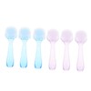 TOVINANNA 6pcs Portable Facial Cleanser Brush Set Manual Face Wash