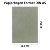 50 Sheets DIN A5 Paper - Natural Paper Grey -