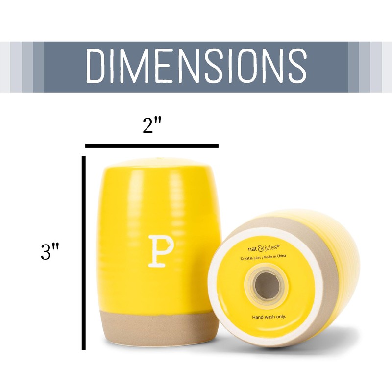 Nat & Jules Raw Bottom Yellow 3 x 2 Ceramic