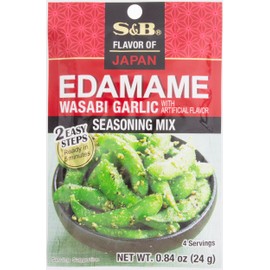 S&B Edamame Wasabi Garlic 0.84oz (Pack of 10)