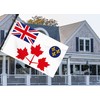 3×5 FT Canada Army Battle Flag(1939–1944), Large 100D Former Canadian