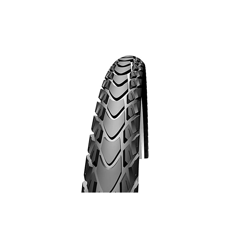 Schwalbe Unisex's Marathon MONDIAL Evo, DD, V-Guard, Folding Tyres, Black,