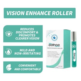 EELHOE Vision Roller, OphthlaMed Vision Enhance Roller, Vision Enhance Massage Roller, Enhances Visual Clarity (1 Pcs)Caberi - Color: 1pcs