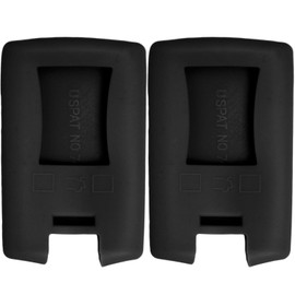 Keyless2Go Replacement for 2 New Silicone Cover Protective Case for Select Corvette Smart Keys M3N5WY7777A - Black