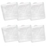 Battery Storage Case for AA/AAA, Battery Holder Box (6Pack Clear)