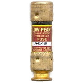 Bussmann LPN-RK-15SP, 15 Amp 250V Time-Delay Fuse
