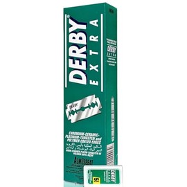 Derby Extra Hojas de afeitar de doble filo, 100 piezas