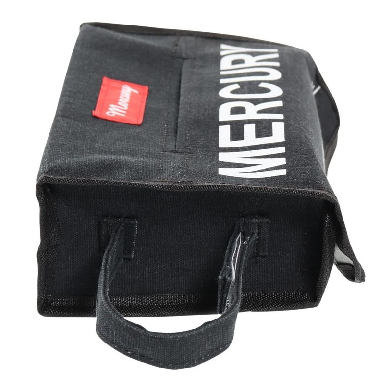 Keystone Tissue Holder Black Size:W27xD14.5xH8cm Mercury Canvas New Tissue Box