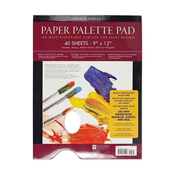 Studio Series Paper Palette Pad (40 sheets) (English, French, German