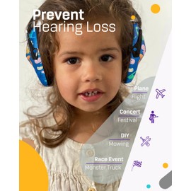 Vanderfields Kids Ear Protection Earmuffs - Noise Cancelling Headphones for Kids, Autism, Toddler, Children - 26dB