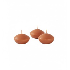 Cereria Di Giorgio - 20 Candele Galleggianti - Ø 4.5 cm h. 2.7 cm - Terracotta